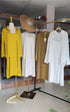 Casual Linen Dress With Collar Shirts